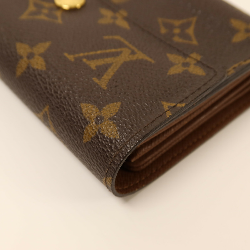 LOUIS VUITTON Monogram Portefeuille Alexandra Wallet金扣錢包-11