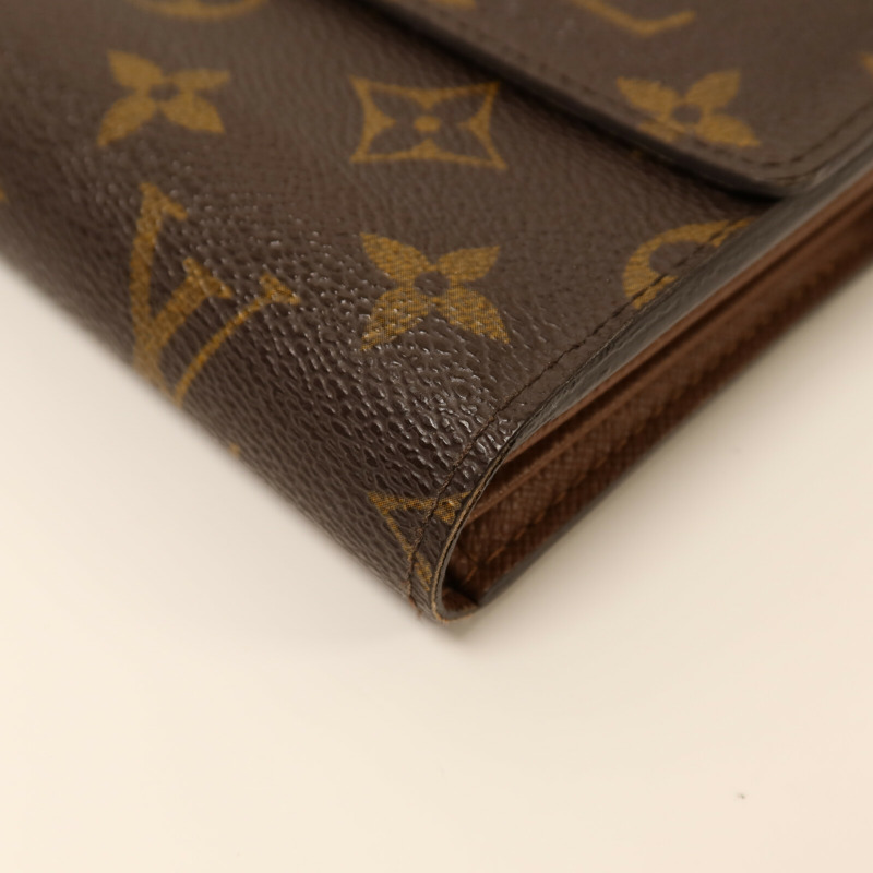 LOUIS VUITTON Monogram Portefeuille Alexandra Wallet金扣錢包-13