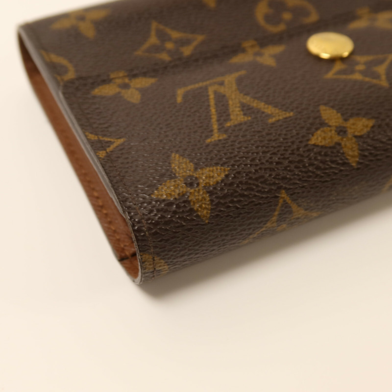 LOUIS VUITTON Monogram Portefeuille Alexandra Wallet金扣錢包-14