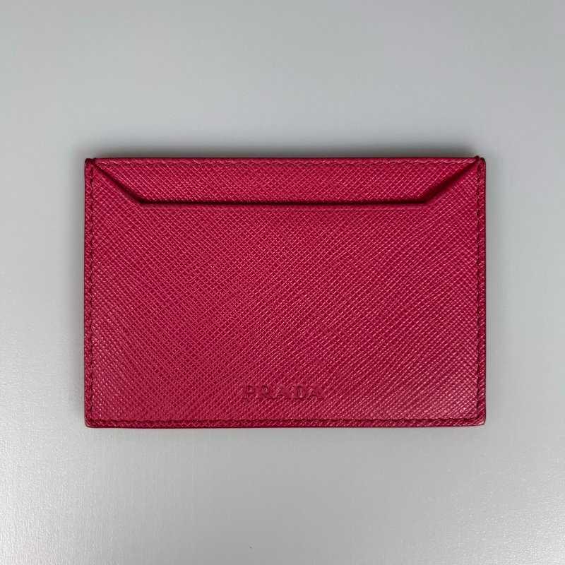 PRADA  粉色卡包-5
