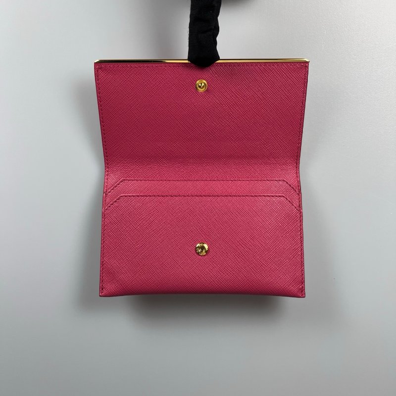 PRADA  粉色卡包-6