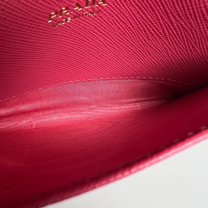 PRADA  粉色卡包-7