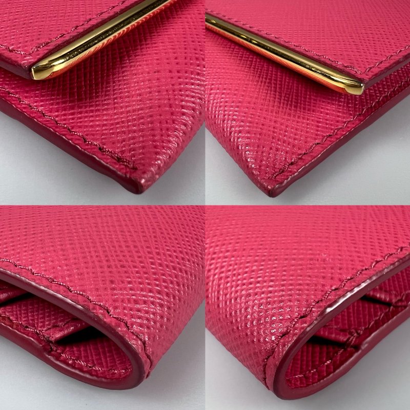 PRADA  粉色卡包-9