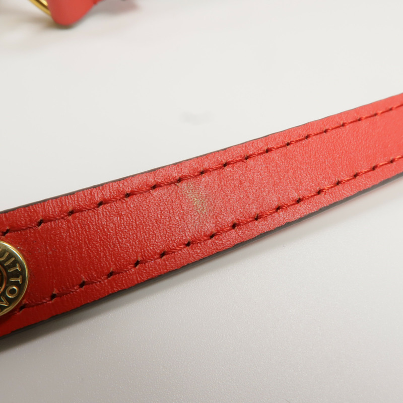 LOUIS VUITTON Monogram Neo Noe MM Bucket Bag金扣肩背袋Coquelicot-10