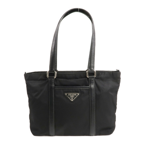 PRADA 尼龍Shoulder Bag銀扣肩背袋