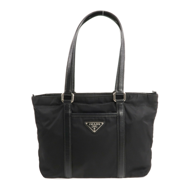 PRADA 尼龍Shoulder Bag銀扣肩背袋-0