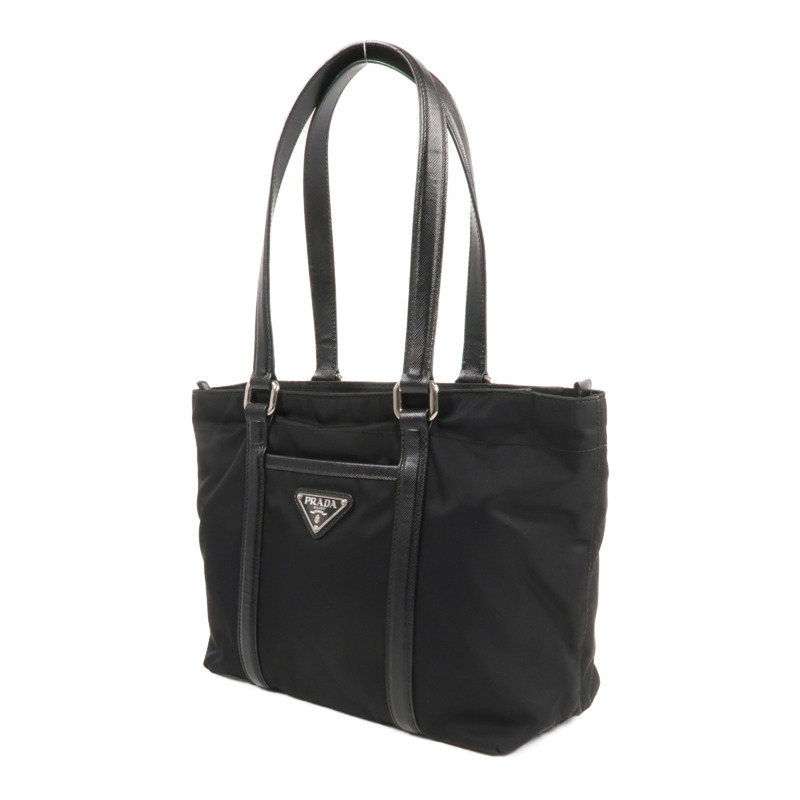 PRADA 尼龍Shoulder Bag銀扣肩背袋-1