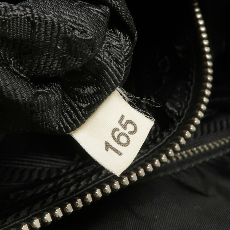 PRADA 尼龍Shoulder Bag銀扣肩背袋-6