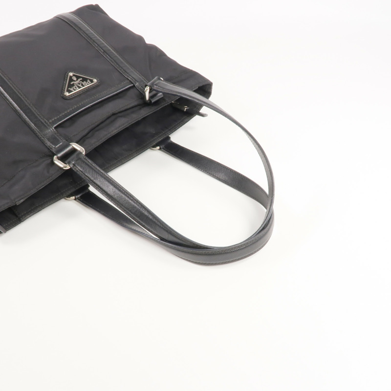 PRADA 尼龍Shoulder Bag銀扣肩背袋-7