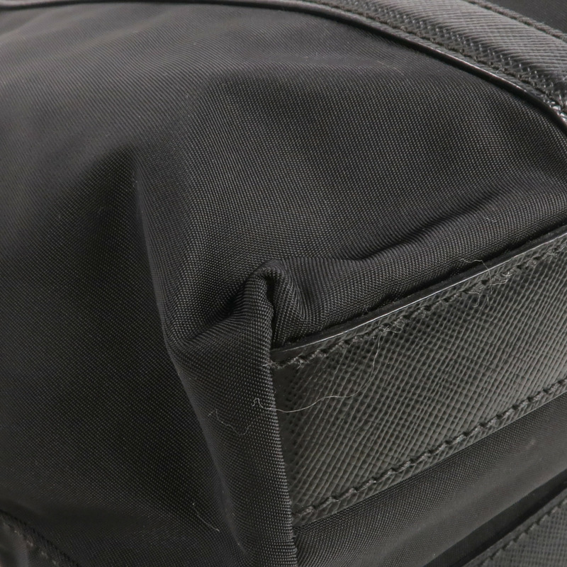 PRADA 尼龍Shoulder Bag銀扣肩背袋-12