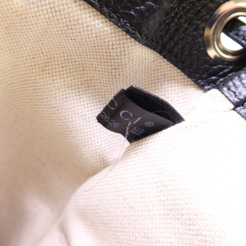 GUCCI 牛皮皮革Jumbo GG Backpack銀扣背包-7