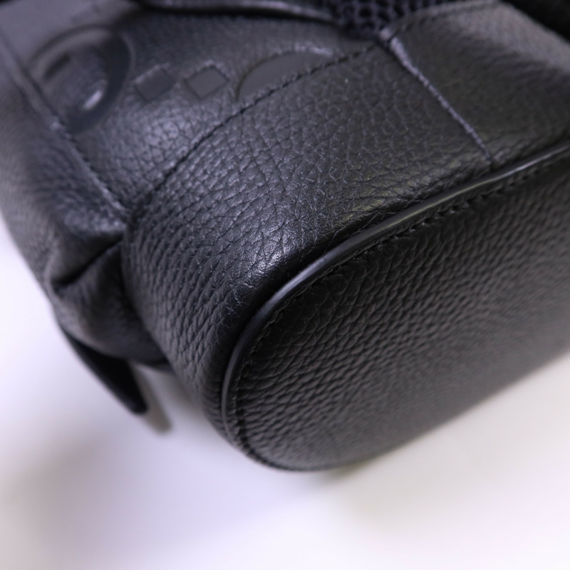 GUCCI 牛皮皮革Jumbo GG Backpack銀扣背包-14