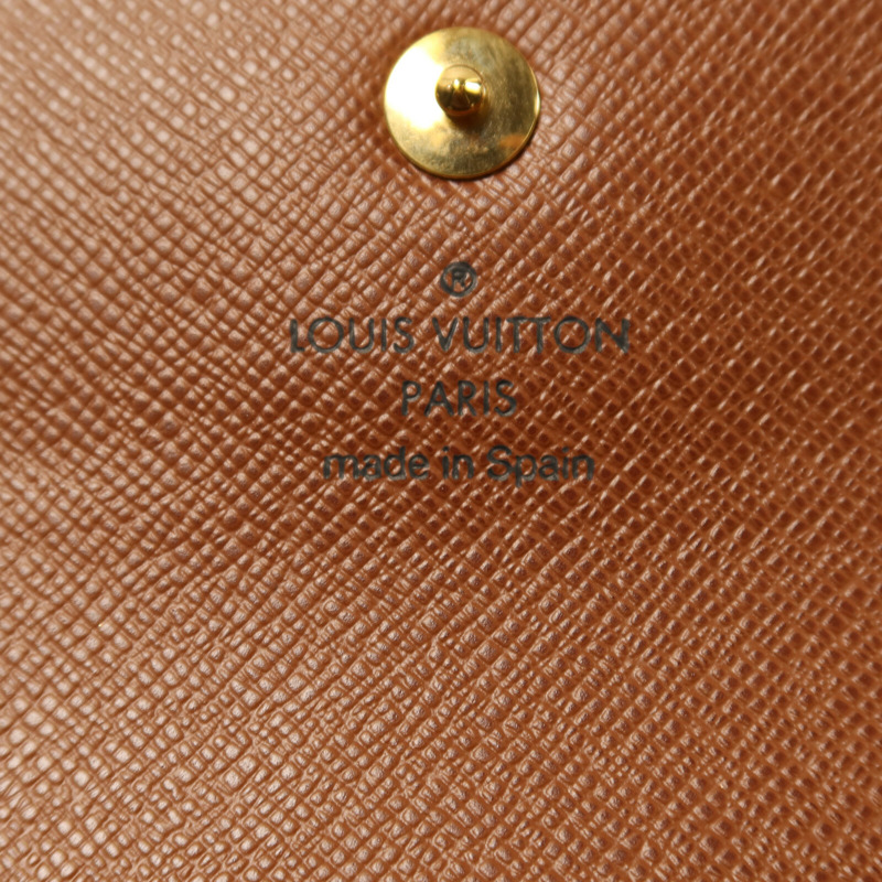 LOUIS VUITTON Monogram Portefeuille Alexandra Wallet金扣錢包-7