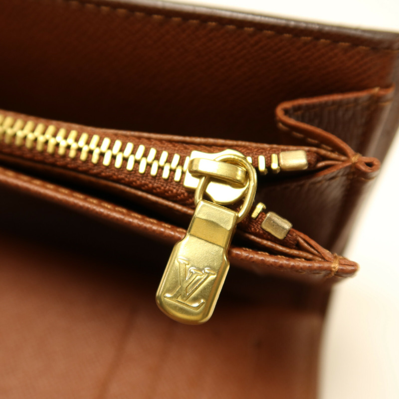 LOUIS VUITTON Monogram Portefeuille Alexandra Wallet金扣錢包-9