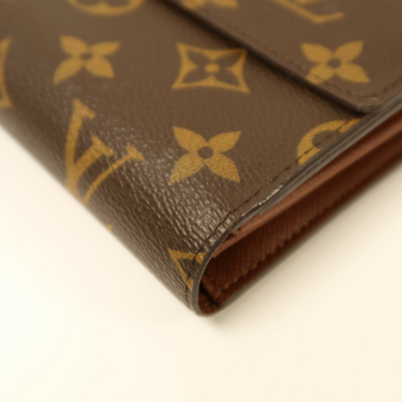 LOUIS VUITTON Monogram Portefeuille Alexandra Wallet金扣錢包-11