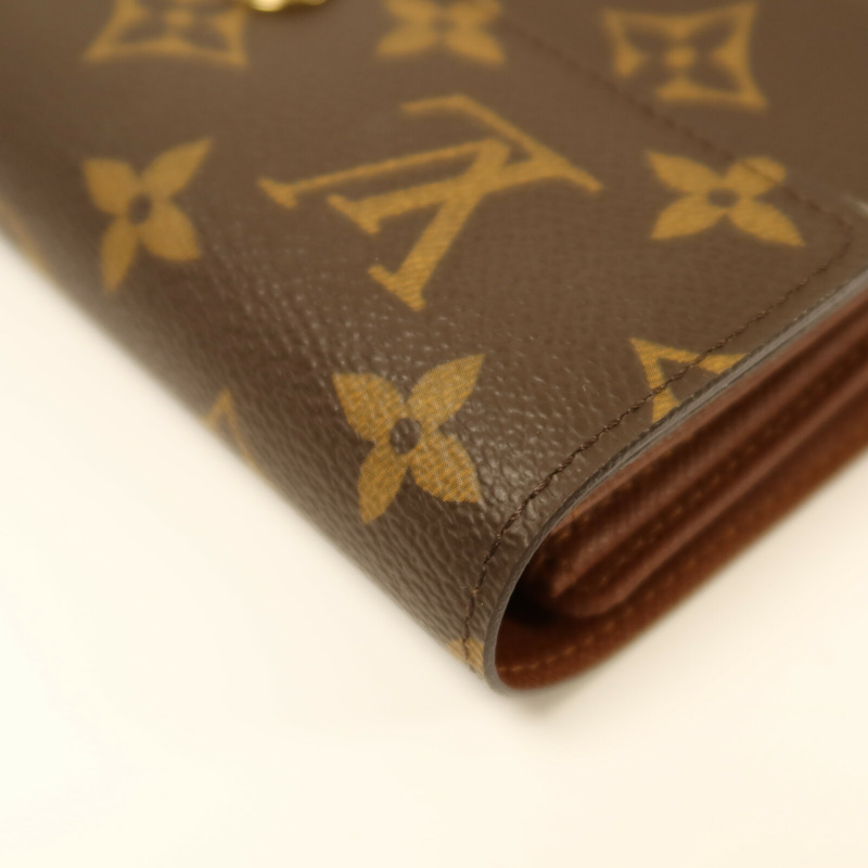 LOUIS VUITTON Monogram Portefeuille Alexandra Wallet金扣錢包-13