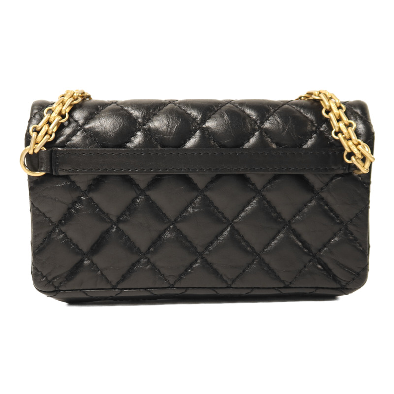 CHANEL 牛皮皮革Shoulder Bag金扣鏈帶肩背袋-1
