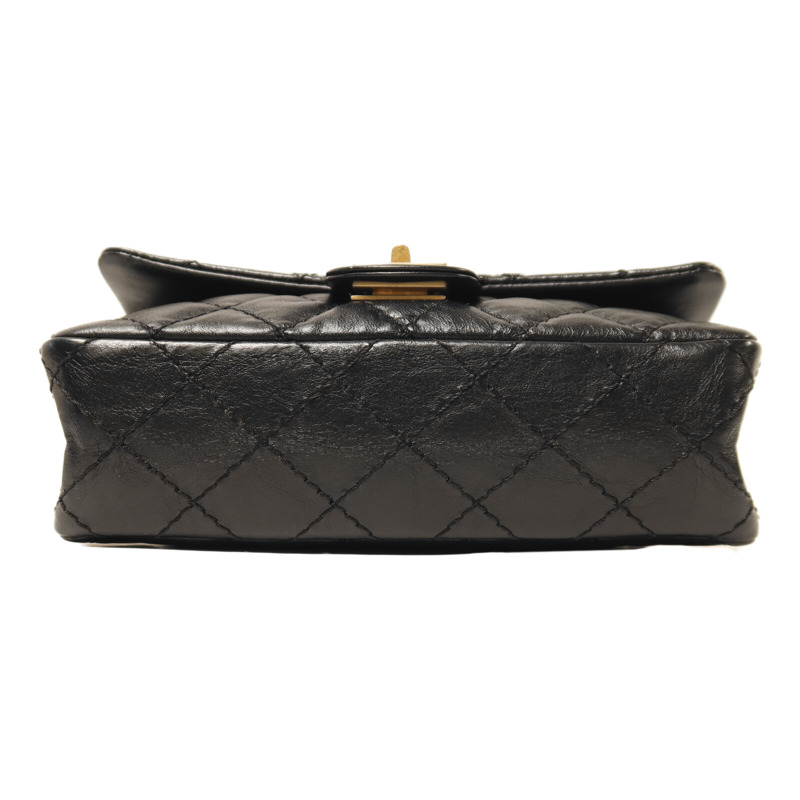 CHANEL 牛皮皮革Shoulder Bag金扣鏈帶肩背袋-3