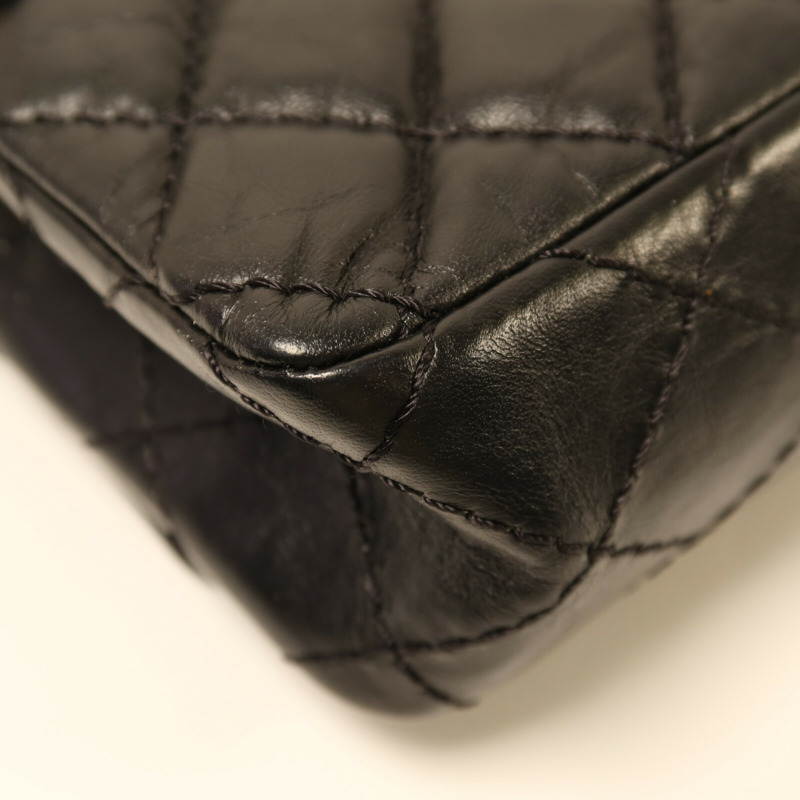 CHANEL 牛皮皮革Shoulder Bag金扣鏈帶肩背袋-13