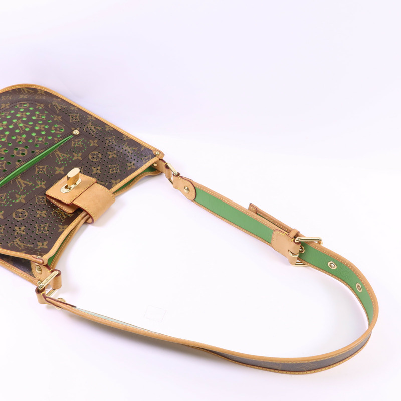 LOUIS VUITTON Monogram Perfo Musette金扣肩背袋-4