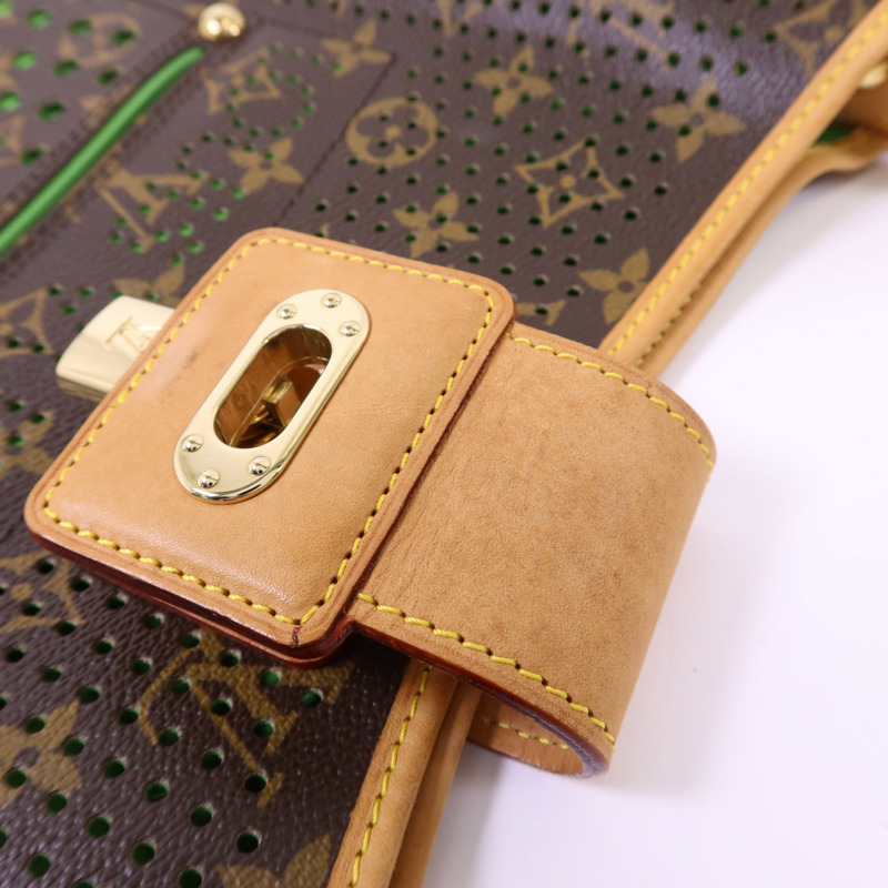 LOUIS VUITTON Monogram Perfo Musette金扣肩背袋-15