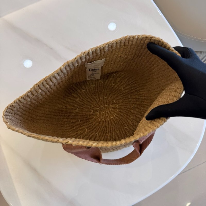 *SHIHNA名牌精品* Chloé Woody 編織托特包-4