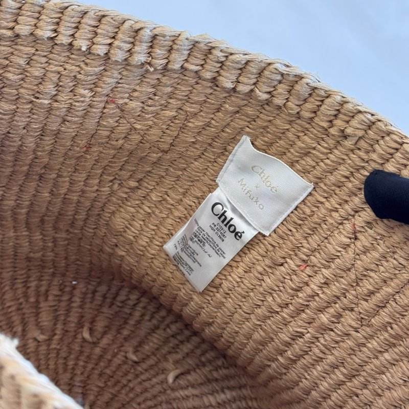 *SHIHNA名牌精品* Chloé Woody 編織托特包-5