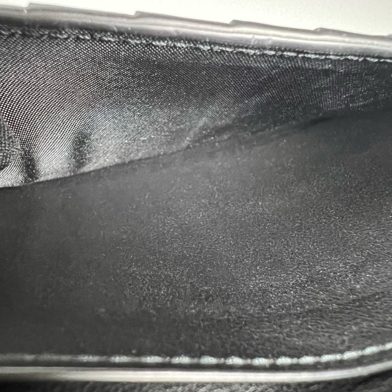 BV  黑大編織長夾-7