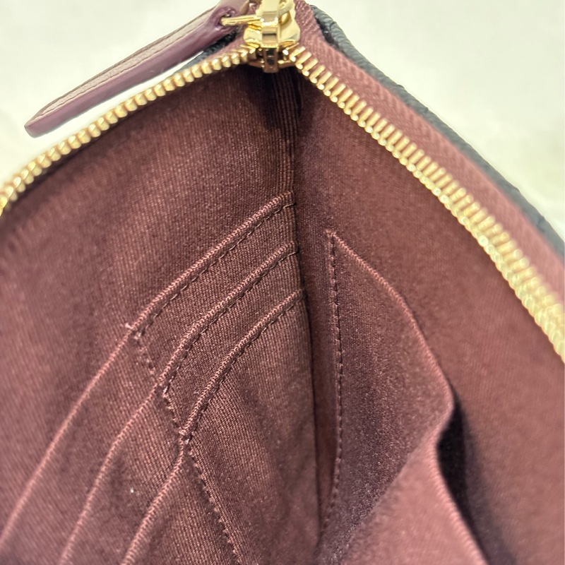 CHANEL AP4101 OCASE 黑色荔枝皮金釦 一字拉鍊 零錢包信用卡包錢包萬用包 可放手機千鈔IPHONE-32