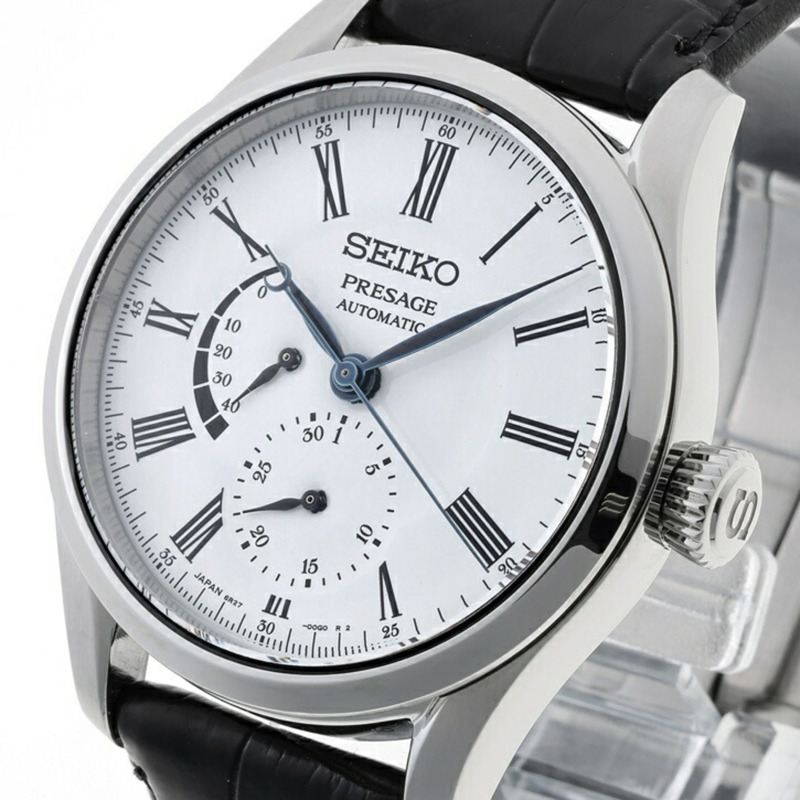 精工 Presage SARW035 6R27-00L0 自動機械錶，琺瑯錶盤，型號 H-159467-1