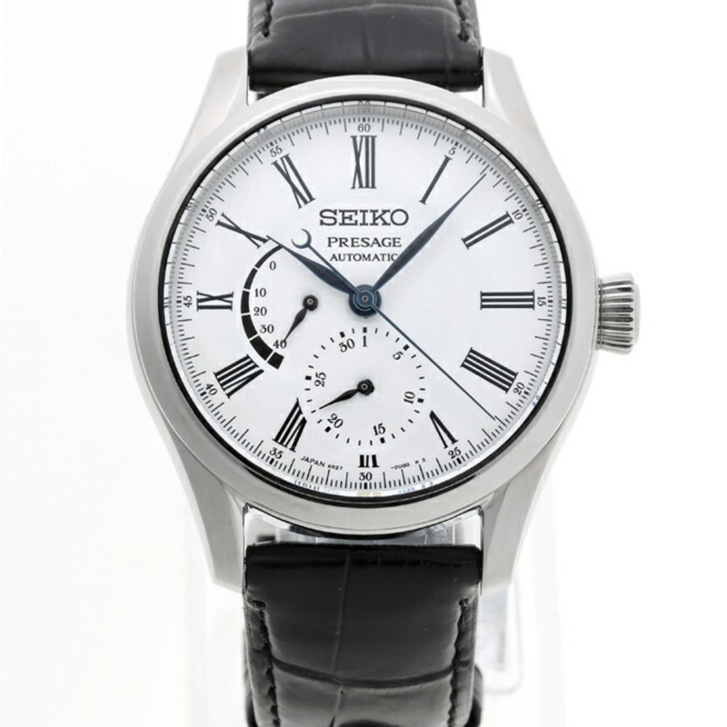精工 Presage SARW035 6R27-00L0 自動機械錶，琺瑯錶盤，型號 H-159467-2