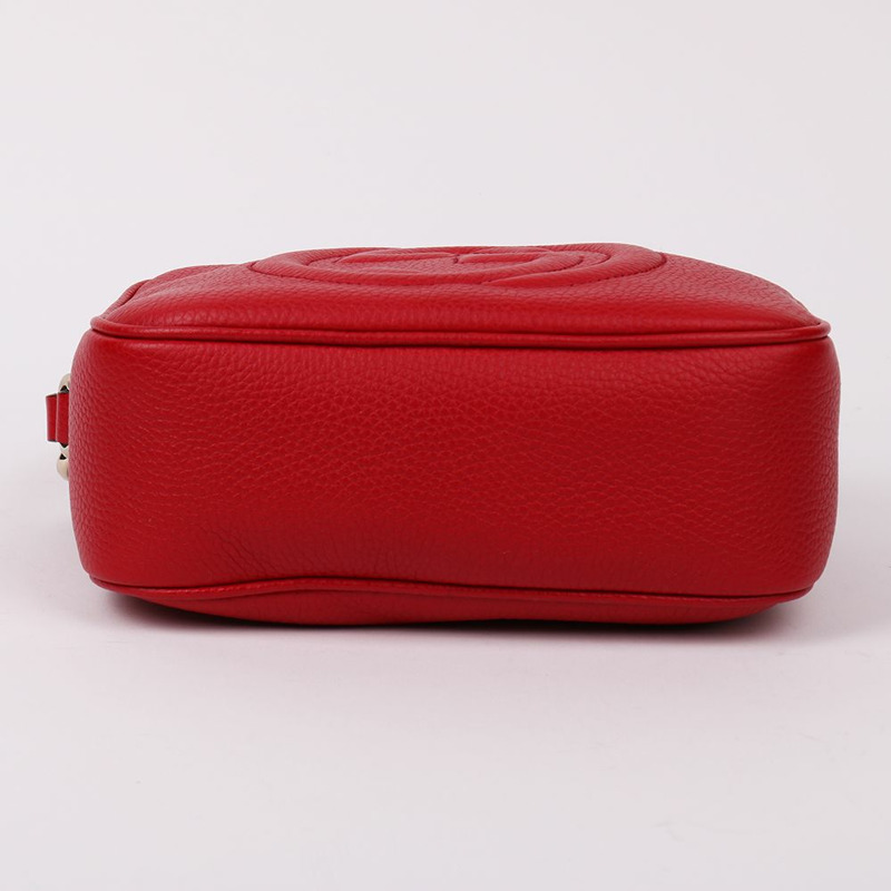 【包稅】GUCCI 紅色 GG Soho 迷你迪斯科包-7