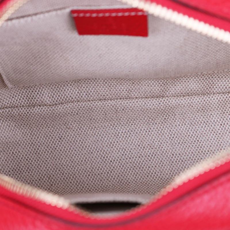 【包稅】GUCCI 紅色 GG Soho 迷你迪斯科包-10