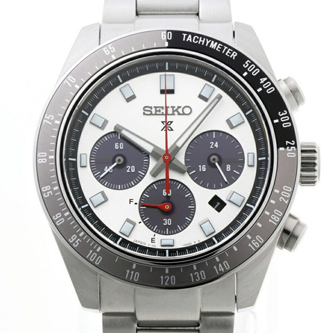 精工 Prospex Speed Timer SBDL095 V192-0AH0 銀色石英太陽能手錶 A-159532