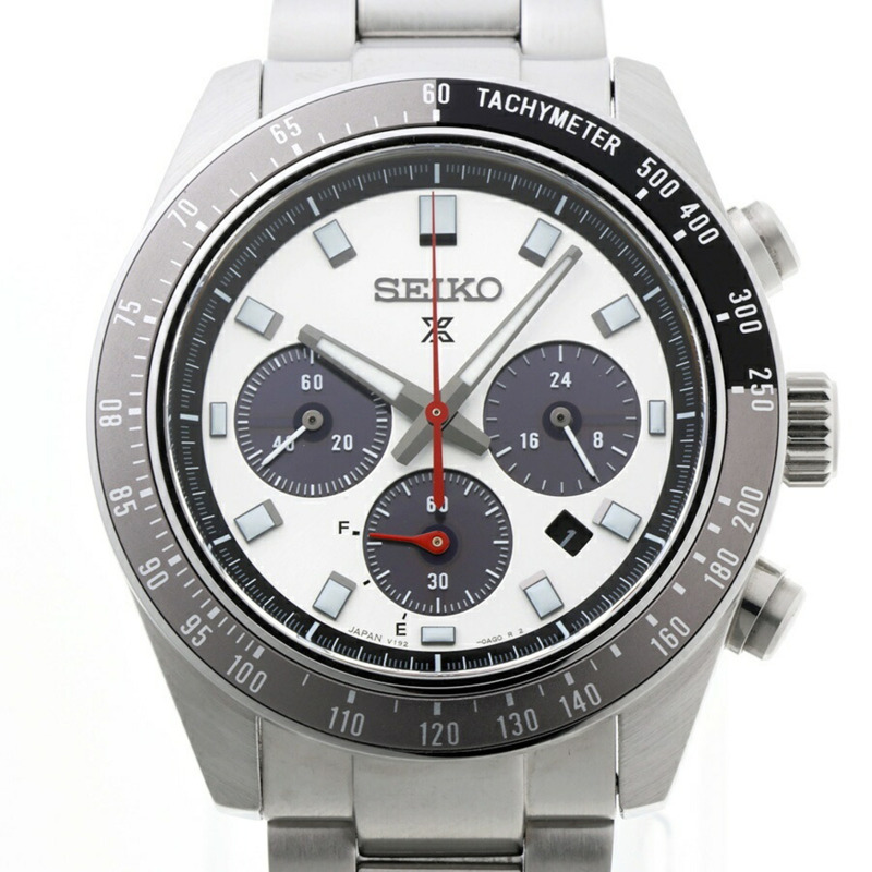 精工 Prospex Speed Timer SBDL095 V192-0AH0 銀色石英太陽能手錶 A-159532-0