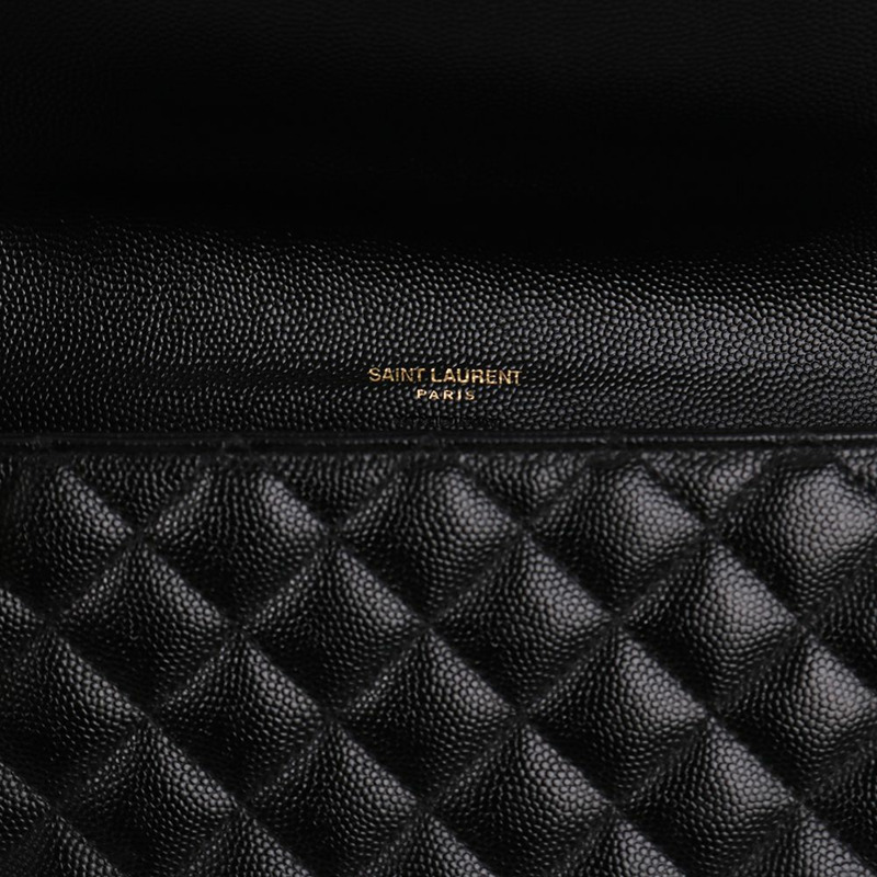 【包稅】SAINT LAURENT YSL金色小手拿包-9