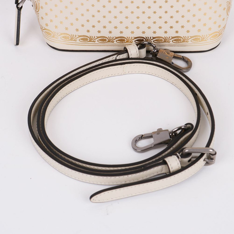 【包稅】GUCCI 白色星形印花迷你斜背包-5