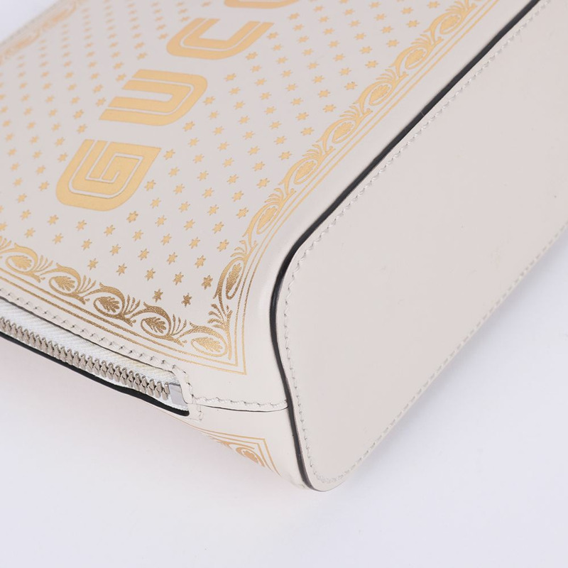 【包稅】GUCCI 白色星形印花迷你斜背包-7