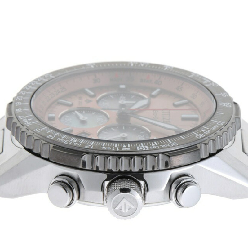 西鐵城 Promaster Sky CA4664-60X B620-00CKK02 鮭魚粉紅石英太陽能手錶 A-159637-4