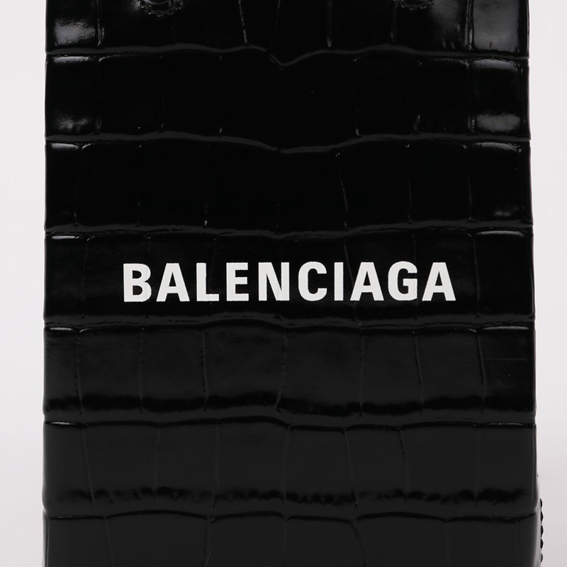 【包稅】BALENCIAGA 黑色迷你手機斜背包-2