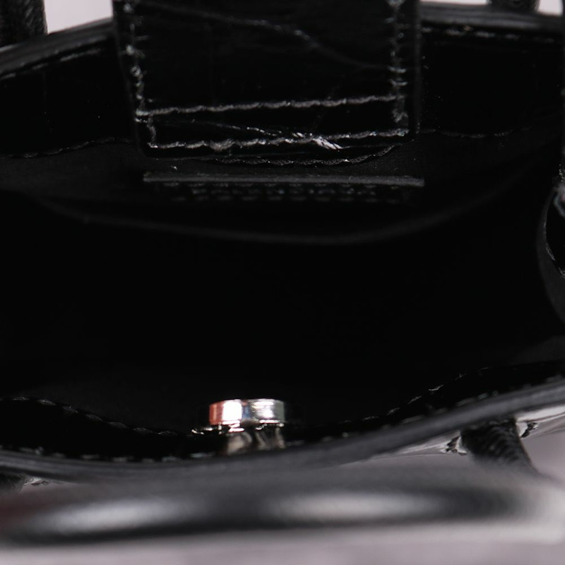 【包稅】BALENCIAGA 黑色迷你手機斜背包-11