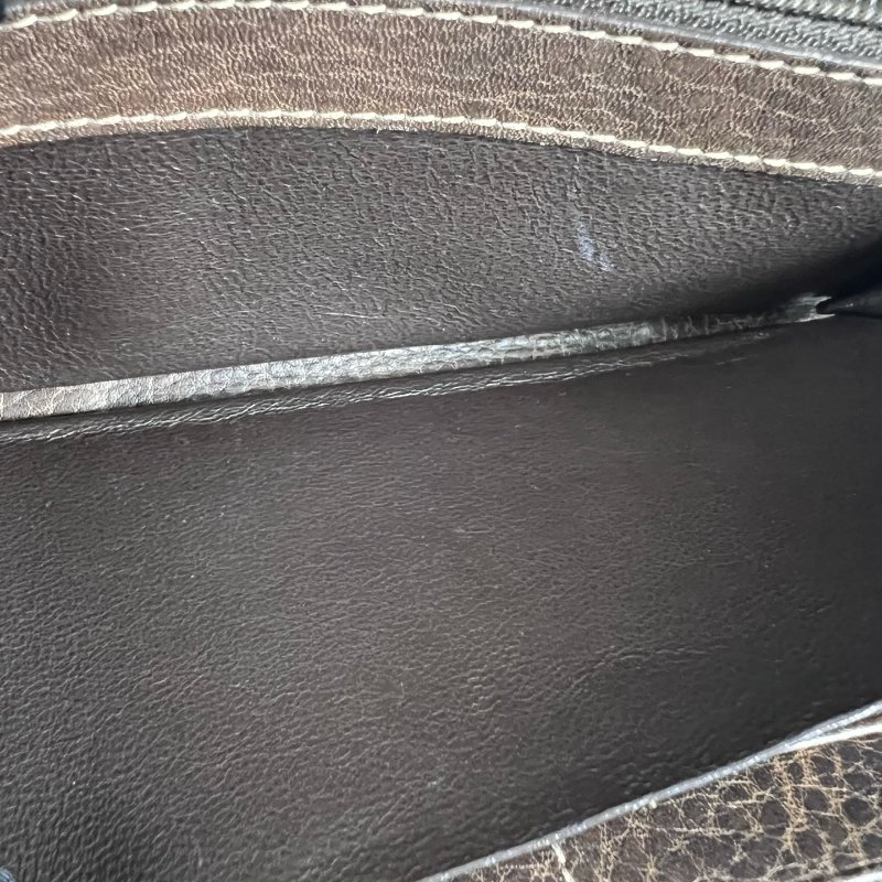 GUCCI 224253 老花竹節流蘇帆布ㄇ拉長夾-5