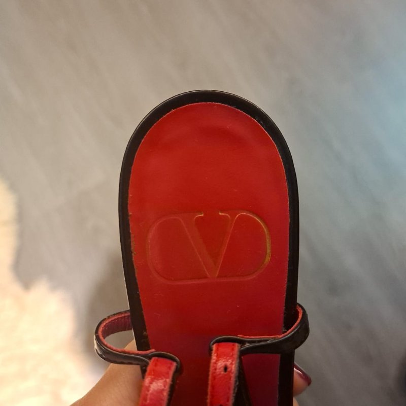 Valentino 范倫鐵諾 logo 高跟鞋-7