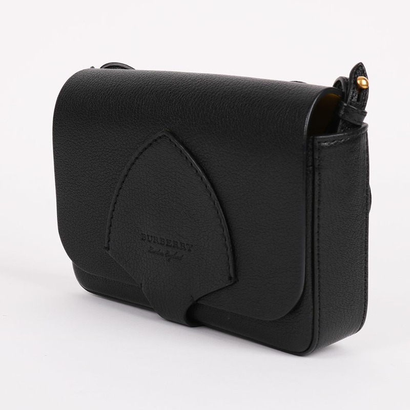 【包稅】BURBERRY 馬術黑色迷你斜背包-3