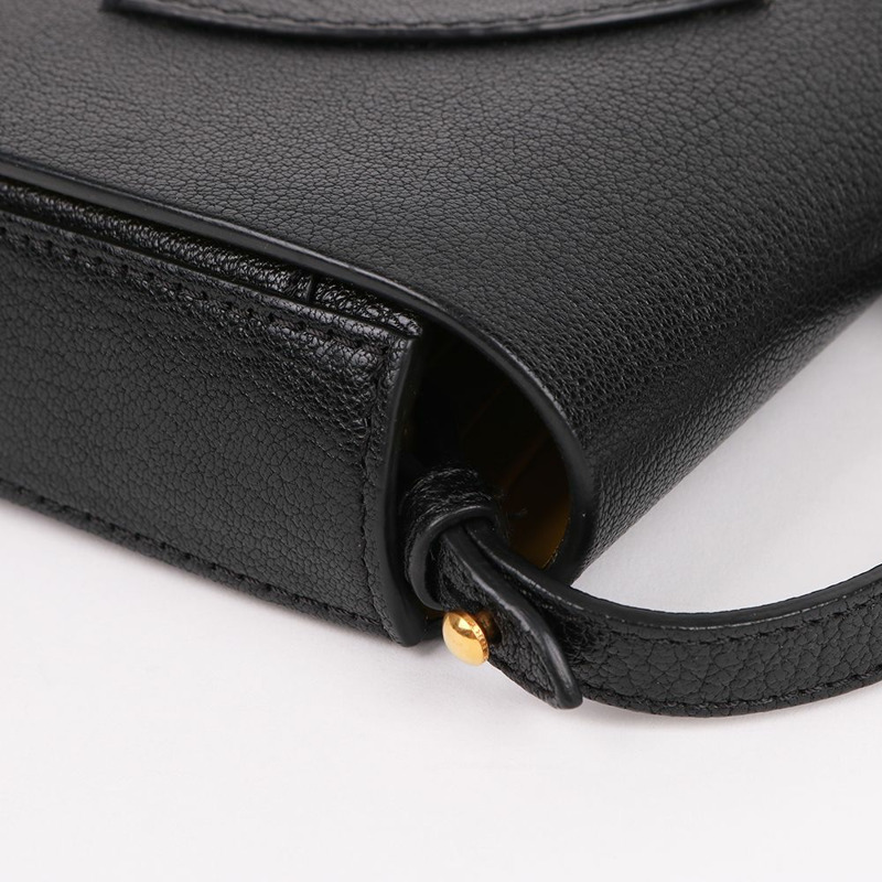 【包稅】BURBERRY 馬術黑色迷你斜背包-5