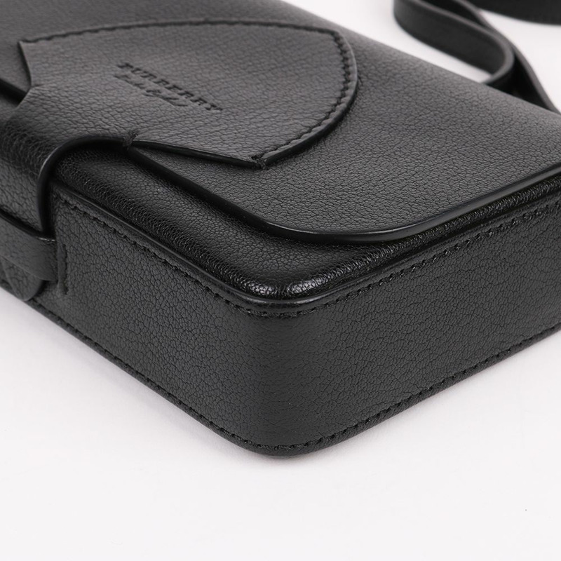 【包稅】BURBERRY 馬術黑色迷你斜背包-9