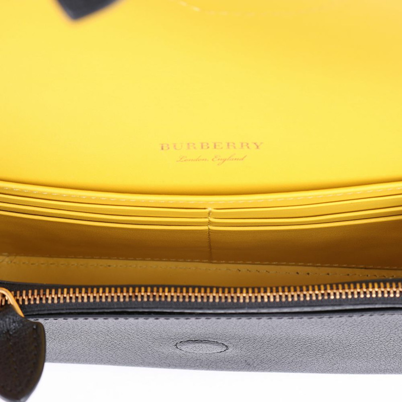 【包稅】BURBERRY 馬術黑色迷你斜背包-10