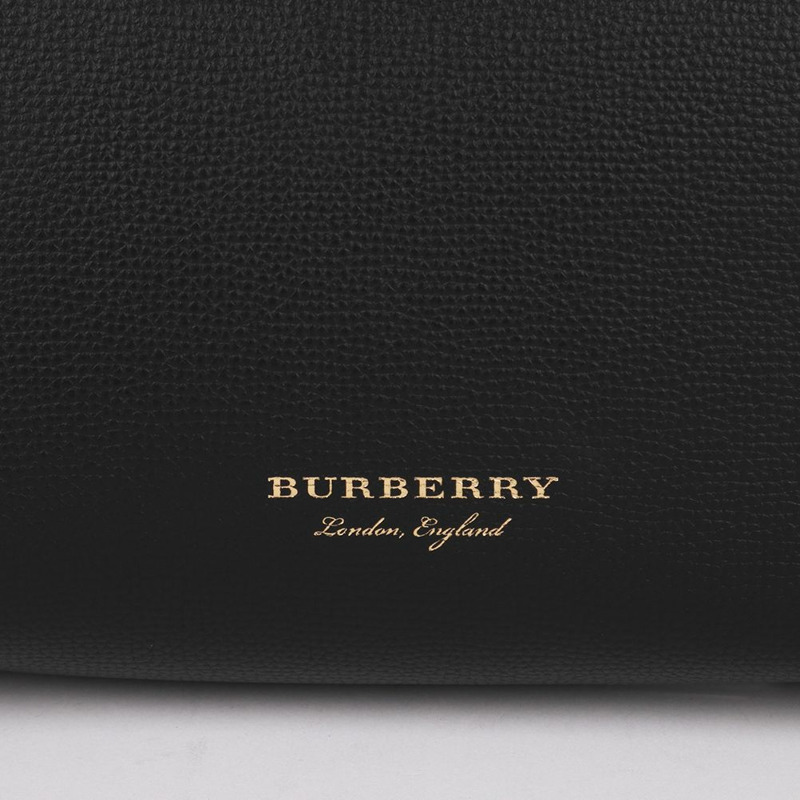 【包稅】BURBERRY Camberley 小號黑色手提單肩包-2