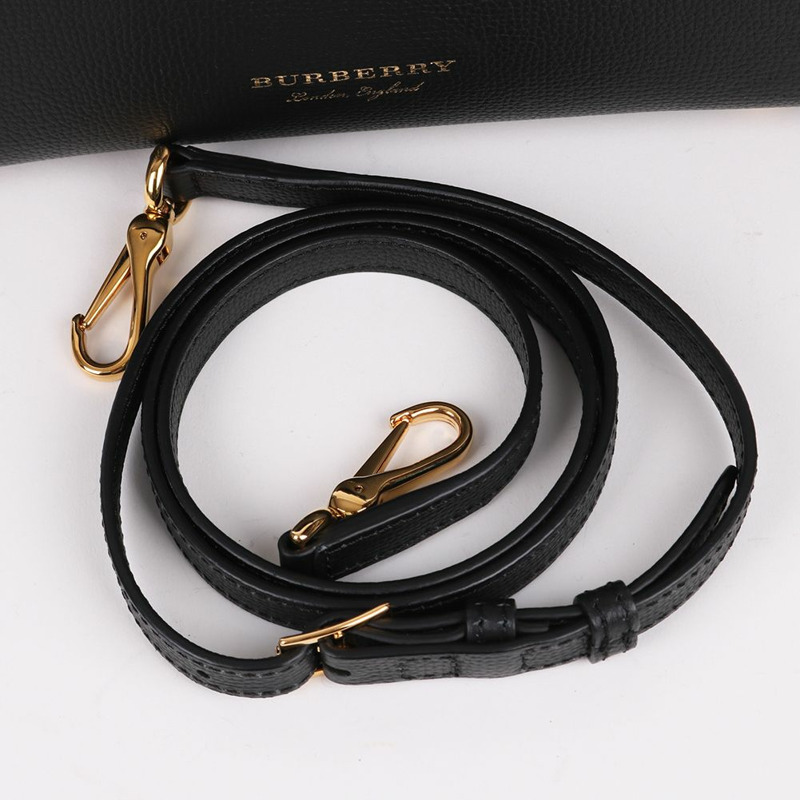 【包稅】BURBERRY Camberley 小號黑色手提單肩包-7
