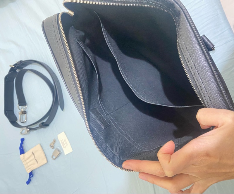 Louis Vuitton-Porte-documents Voyage PM 公事包 黑色 全新-11